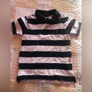 Polo by Ralph Lauren Kids Navy and White Striped Polo